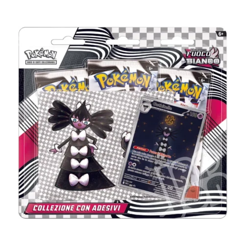 Bundle - Collezione con adesivo luce nera & fuoco bianco Pokemon ITA