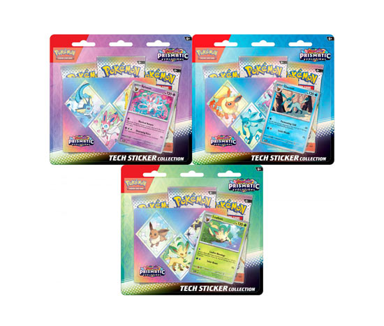 Pokemon - Tech Sticker Prismatic Evolutions - ITA