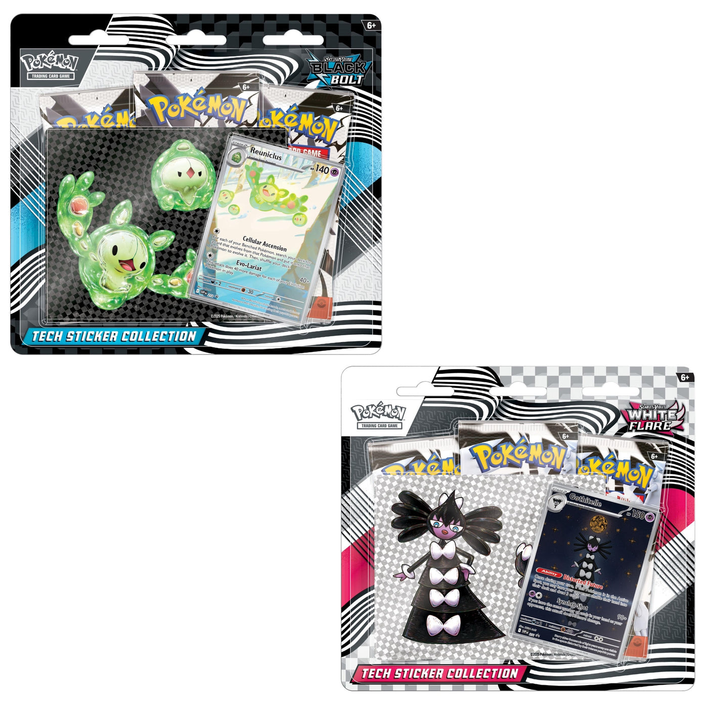 Bundle - Collezione con adesivo luce nera & fuoco bianco Pokemon ITA