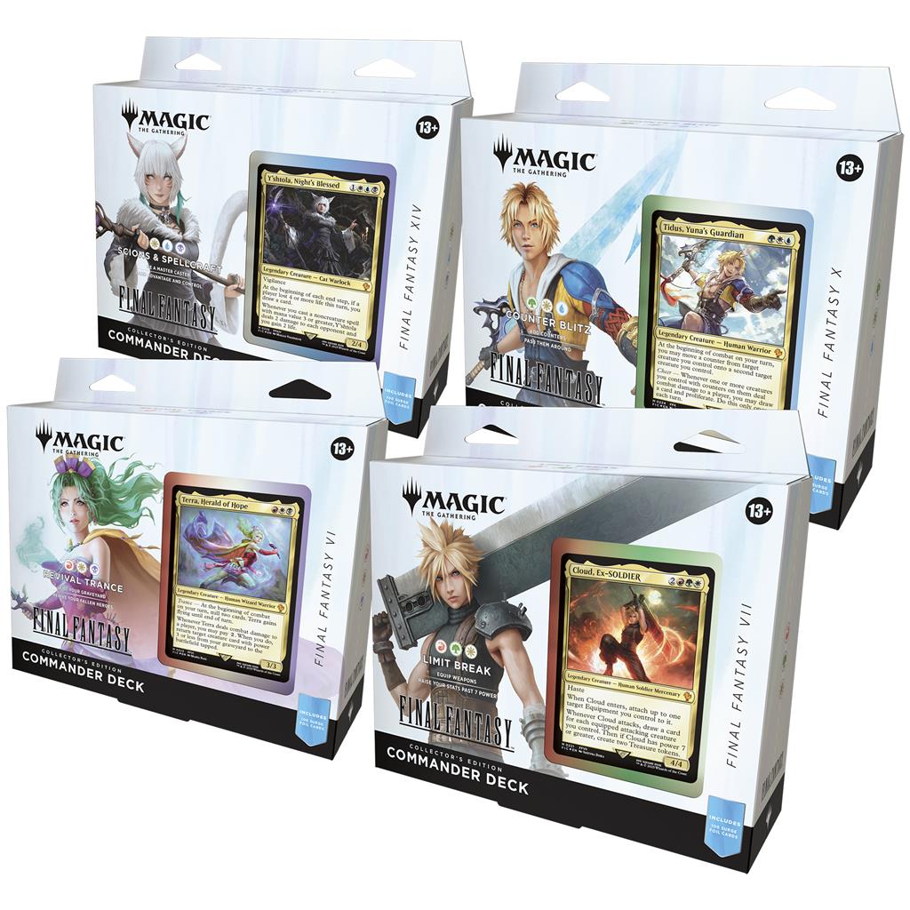 Magic Final Fantasy - Collectors Commander Box (4 mazzi) - Inglese