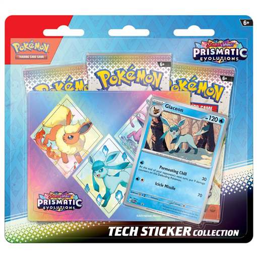 Pokemon - Tech Sticker Prismatic Evolutions - ITA