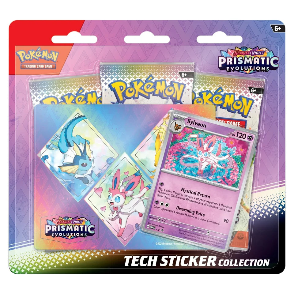 Pokemon - Tech Sticker Prismatic Evolutions - ITA