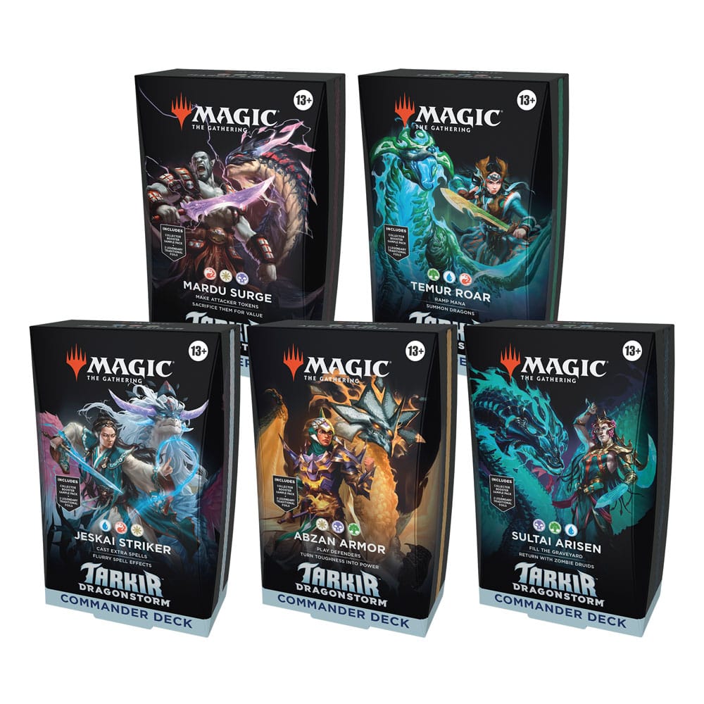 Magic - Tarkir: Dragonstorm - Commander Decks Display x5 - Eng