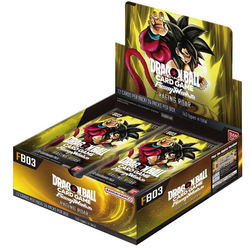 Dragon Ball Super Card Game Fusion World Box Raging Roar FB-03 Eng