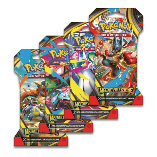 Paper sleeve Megaevoluzione (assortito) Pokemon ITA