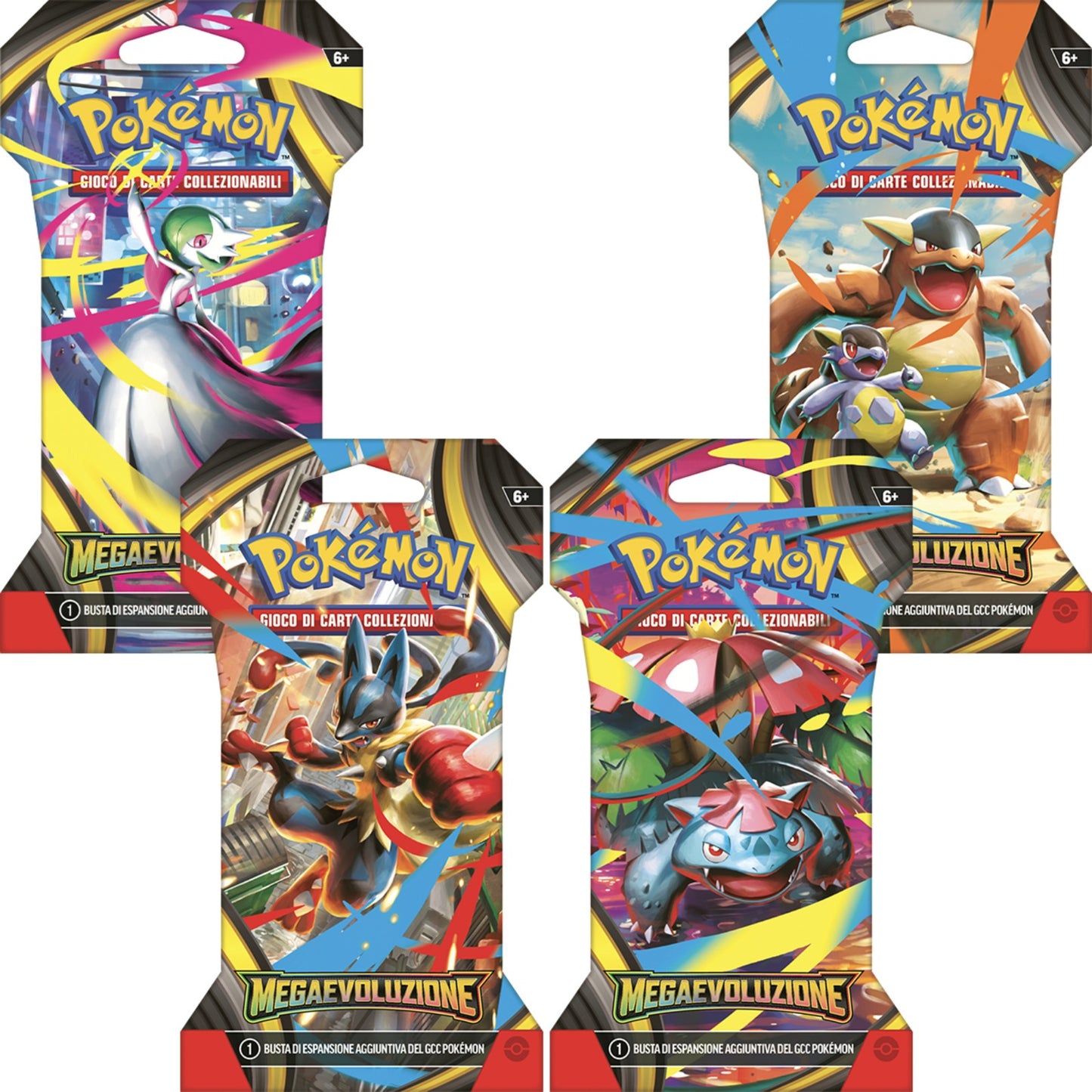 Paper sleeve Megaevoluzione (assortito) Pokemon ITA