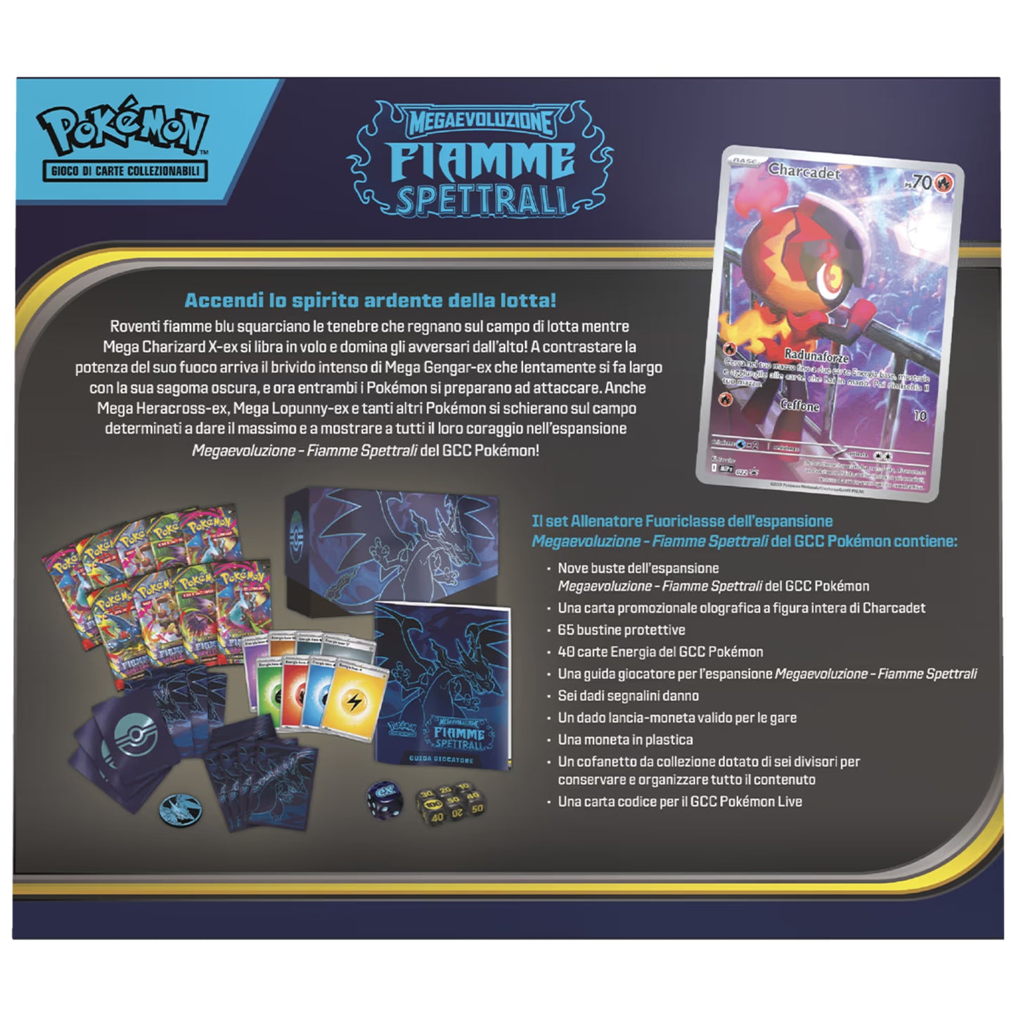 Set Allenatore Fuoriclasse Fiamme Spettrali - Pokemon ITA