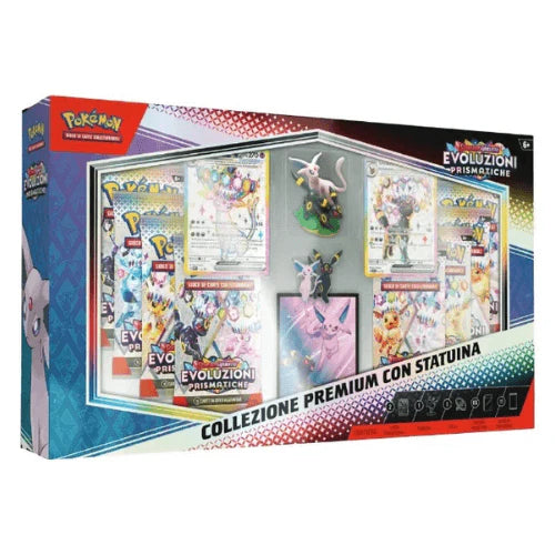 Collezione Premium con statuina Evoluzioni Prismatiche - Pokemon ITA
