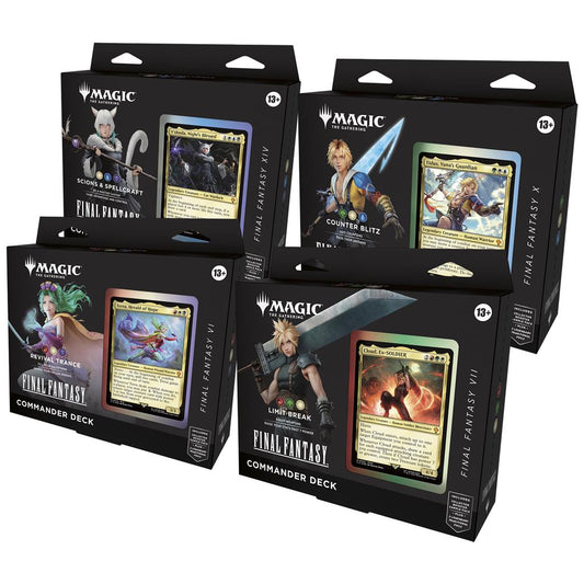 Magic Final Fantasy - Commander Box (4 mazzi) - Italiano