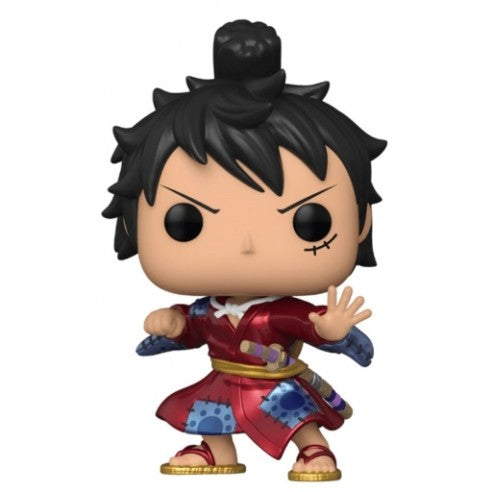 One Piece POP! Television Vinyl Figure Luffy in Kimono 9 cm Metallic Special Edition