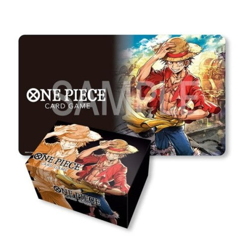 One Piece Card Game Playmat and Deck Box Set Monkey D Luffy - ENG