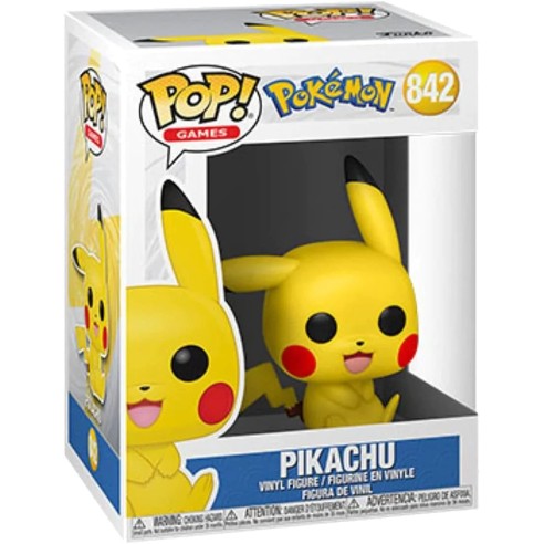 Pokemon POP! Games Vinyl Figure Pikachu Sitting 9 cm