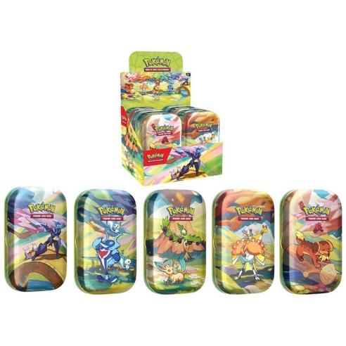 Pokemon - Display 10 Mini Tin da Collezione Paldea Sfavillante - ITA