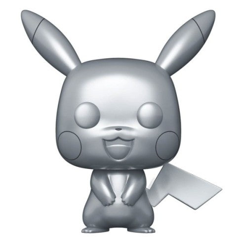 Pokemon POP! Games Vinyl Figure Pikachu Silver Edition 9 cm