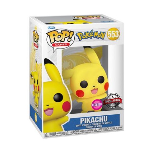 Pokemon POP! Games Vinyl Figure Pikachu Waving 9 cm Flocked