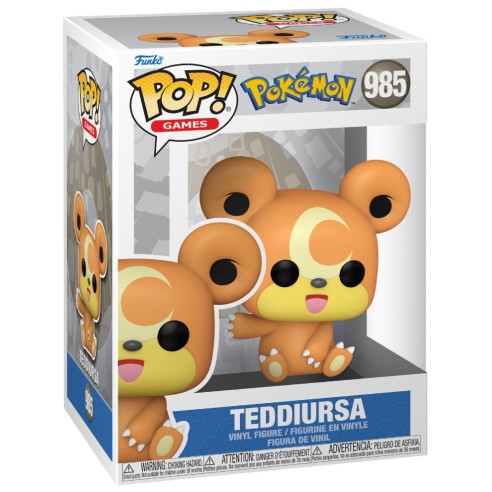 Pokemon POP! Games Vinyl Figure Teddiursa 9 cm