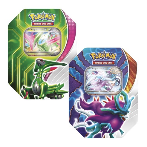 Pokémon Scarlatto e Violetto - Scontro Paradossale - Tin da Collezione Acquecrespe-ex e Fogliaferrea-ex - ITA