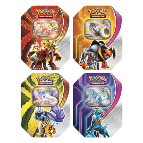 Pokémon Tin da Collezione - Destini Paradossali - Tin Capoferreo ex, Vampeaguzze ex, Furiatonante ex e Massoferreo ex - ITA